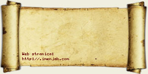 Jovana Krsmanović vizit kartica